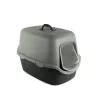 STEFANPLAST Cathy kattenbak met kap 56x40x40 cm grijs/groen