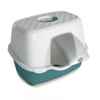 STEFANPLAST kattenbak Tres Chic Outdoor 56x54,5x39cm wit/groen