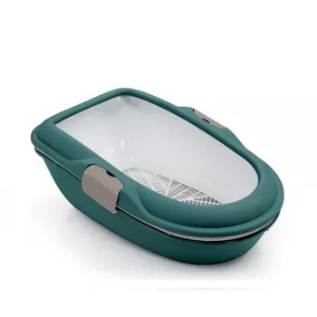 STEFANPLAST kattenbak Furba Chic 59x39x22 cm groen/lichtgrijs