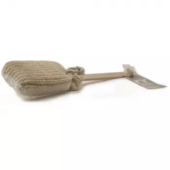 MARTINI SPA sisal toning brush naturel - droogborstel voor het lichaam met beukenhouten handgreep