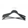 ORDINETT houten kledinghangers set van 3 stuks, 44,5 cm, diverse kleuren (zwart, blauw, lichtgrijs, wit)