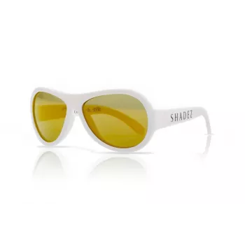 SHADEZ Classic White Teeny kinderzonnebril, 7-15 jaar