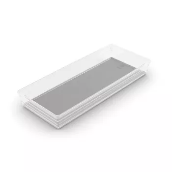 KIS Box Sistemo organizer 8, 37,5 x 15 x 5 cm, transparant/lichtgrijs