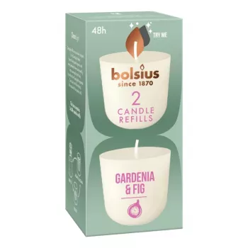 BOLSIUS Clean Light navulkaarsen 2 stuks gardenia & vijg