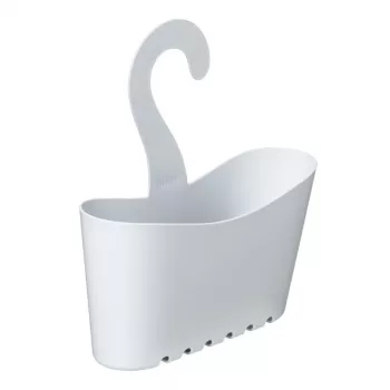 TATAY hangende multifunctionele badkamerschap 25x9x28 cm wit