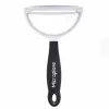 Microplane Peeler XL schilmes met chirurgisch RVS-mes, ergonomische soft-touch greep, geïntegreerde aardappeloogjesverwijderaar, zwart
