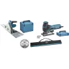 Makita zaagset MEU029J (SP6000J + 4351FCTJ) - invalzaag en decoupeerzaag met pendelslag, blauw/zwart