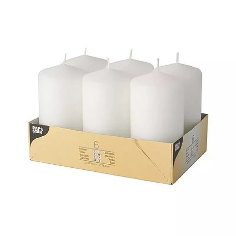 PAPSTAR stompkaars 11,5 cm wit