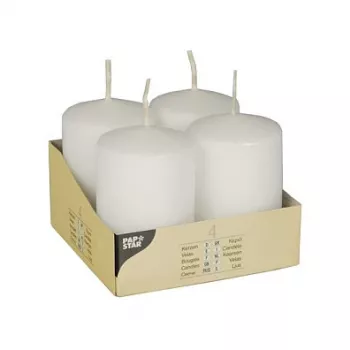 PAPSTAR stompkaars 8 cm wit