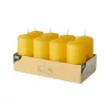 PAPSTAR goudgele stompkaars 10 cm