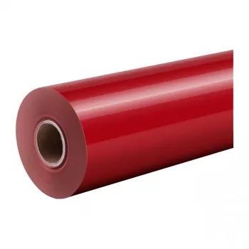 HTVRONT Pure heat transferfolie, 30,5 cm x 1,8 m (rood)