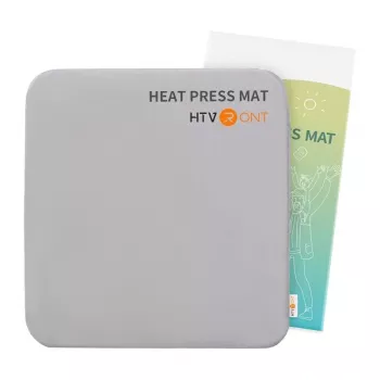 HTVRONT strijkmat voor heatpress en strijken, 29,2 x 29,2 cm, grijs