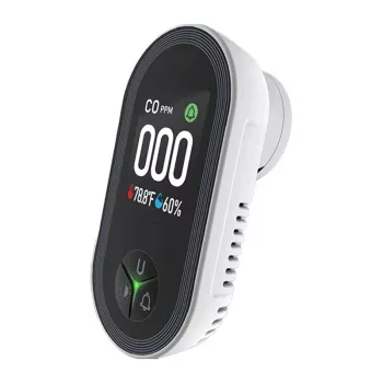MOES S02-CO koolmonoxidemelder, Zigbee 3.0, LCD-display, 85dB alarm