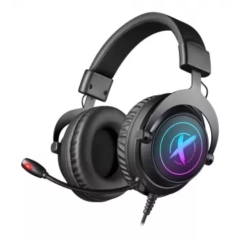 Defender EPIC PRO 7.1 Virtual Surround Sound RGB gaming-headset met microfoon, USB, zwart