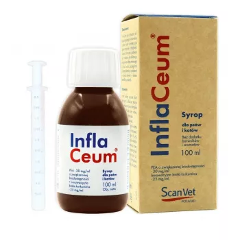 SCANVET InflaCeum vloeibaar gewrichtsondersteunend voedingssupplement voor honden en katten, 100 ml