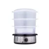 Alpina Elektrische stomer 800W zilver 3-lagen 9,5L BPA-vrij