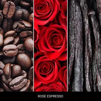 Millefiori White Rose Espresso geurclip auto-luchtverfrisser