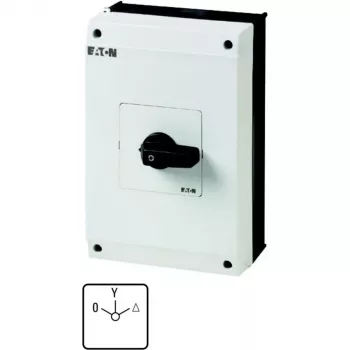 Eaton 207234 T5B-4-8410/I4 ster-driehoekschakelaar in behuizing, 63 A, 0-Y-Δ, IP65
