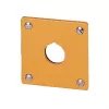 Eaton M22-EY1 montageplaat, geel, aluminium, IP65, 72 x 72 mm 216542
