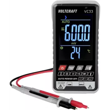 VOLTCRAFT VC33 handmultimeter gekalibreerd (ISO) digitale weergave 5999 counts VC-13948585