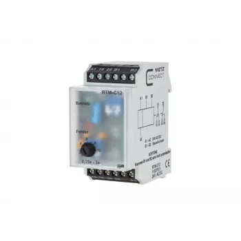 METZ CONNECT 11027613 multifunctioneel tijdrelais, 24V AC/DC, 2W, 1 CO, 0,05s-100h, DIN-rail