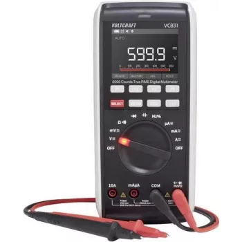 VOLTCRAFT VC-13110160 digitale multimeter, ISO-gekalibreerd, CAT III 1000 V, CAT IV 600 V, 6000 counts