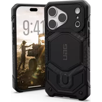 UAG Urban Armor Gear Monarch Pro MagSafe hoes voor Apple iPhone 18 Pro/17 Pro - Carbon Fiber 114569114242