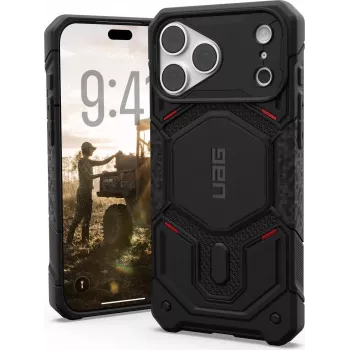 UAG Urban Armor Gear Monarch Pro MagSafe hoes voor Apple iPhone 18 Pro Max/17 Pro Max - Kevlar zwart 114568113940