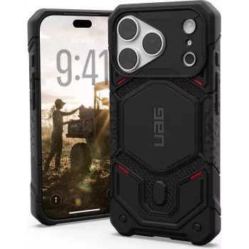UAG Urban Armor Gear Monarch Pro MagSafe-hoes voor Apple iPhone 18 Pro/17 Pro - Kevlar zwart 114569113940
