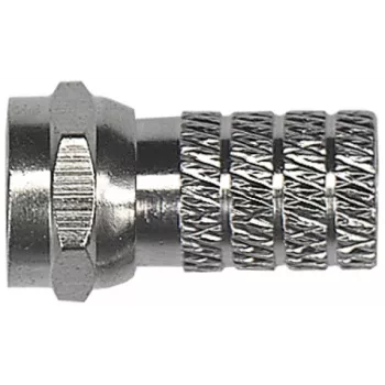 AXING CFS 3-00 F-schroefstekker voor 4 mm coaxkabel CFS00300