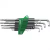 Wiha 366BETSZ13TS Torx kogelkop inbussleutelset, 13-delig, titanium grijs, ErgoStar houder 40979