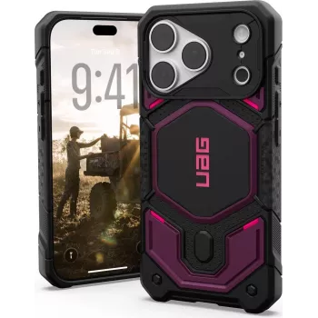 UAG Urban Armor Gear Monarch Pro MagSafe-hoes Limited SYNTH Edition voor Apple iPhone 18 Pro/17 Pro Deep Purple 114569114I4I