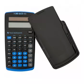 Texas Instruments TI-30 ECO RS wetenschappelijke rekenmachine zwart/blauw