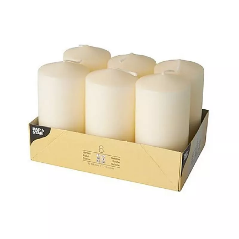 PAPSTAR stompkaars 11,5 cm crème