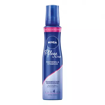 NIVEA Care & Hold styling mousse 150 ml – sterke hold, volume & verzorging