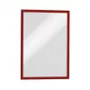 DURABLE DURAFRAME MAGNETIC A3 rood 5-pack magnetische presentatieframe