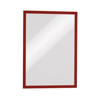 DURABLE DURAFRAME MAGNETIC A3 rood 5-pack magnetische presentatieframe