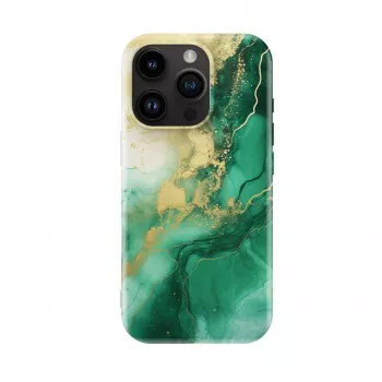 Evelatus Apple iPhone 16 Pro slim hoesje met MagSafe custom print design groen