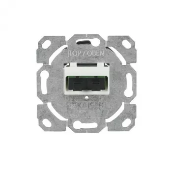 BUSCH-JAEGER glasvezel aansluitdoos 0244/22SC UP, SC simplex, 2 poorten, inbouw, alpinowit (2CKA000230A0487)