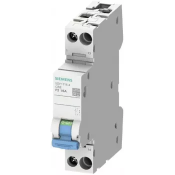 Siemens 5SY17104 SENTRON 1-polige MCB, 10 A, C-karakteristiek, 72 V DC, 10 kA, verzegelbaar