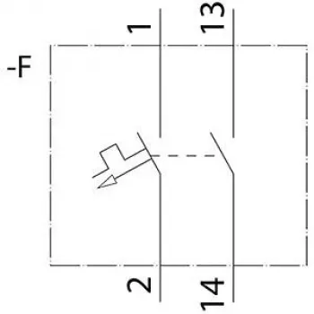 Siemens 5SY17104 SENTRON 1-polige MCB, 10 A, C-karakteristiek, 72 V DC, 10 kA, verzegelbaar