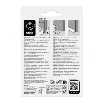 Tesa moll INSULATION afdichtband bruin 6 m x 9 mm x 4 mm (05422-00101-03)