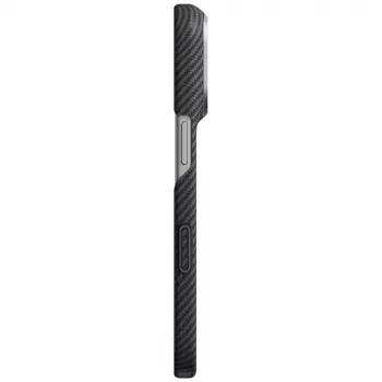 PITAKA Edge hoesje voor iPhone 18 Pro / 17 Pro – zwart/grijs