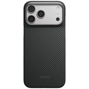 PITAKA Edge hoesje voor iPhone 18 Pro Max / 17 Pro Max – zwart-grijs