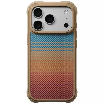 PITAKA Cairn hoesje California Dream01 voor iPhone 18 Pro / 17 Pro – Sunset