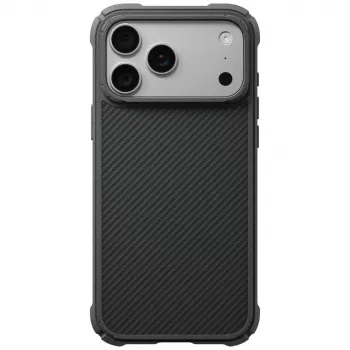 PITAKA Cairn hoesje voor iPhone 18 Pro Max / 17 Pro Max zwart grijs