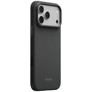PITAKA Summa hoesje voor iPhone 18 Pro Max / 17 Pro Max zwart-grijs