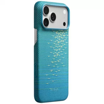 PITAKA Edge Case MagSafe voor iPhone 18 Pro Max / 17 Pro Max - Lucid Blue