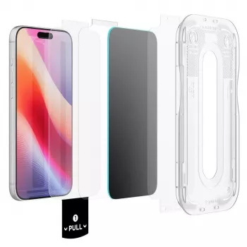 Spigen Glas.tR EZ Fit Pro HD Privacy schermbescherming van gehard glas voor Apple iPhone 18 Pro Max