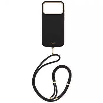 UNIQ Coehl Mirelle magnetische oplaadhoes voor iPhone 17 Pro Max – ebbenhout